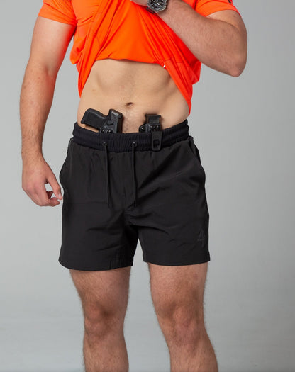 Arrowhead Tactical Carrier Training Shorts - Midnight Black 5"