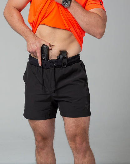 Arrowhead Tactical Carrier Training Shorts - Midnight Black 5"