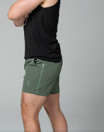 Arrowhead Tactical Carrier Training Shorts - Ranger Green 5"