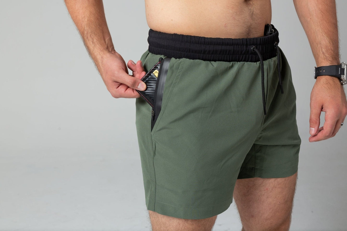 Arrowhead Tactical Carrier Training Shorts - Ranger Green 5"