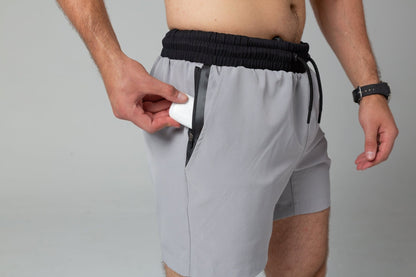 Arrowhead Tactical Carrier Training Shorts - Ingot Grey 5"