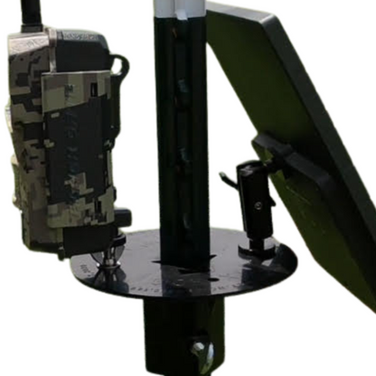 Shop Thermal Optics T Post Mount for 1 Camera and Solar Panel (includes 1 articulating arm for Solar and hardware for camera)
