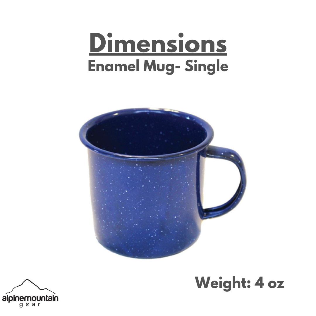 Caddis Sports Enamel Mug