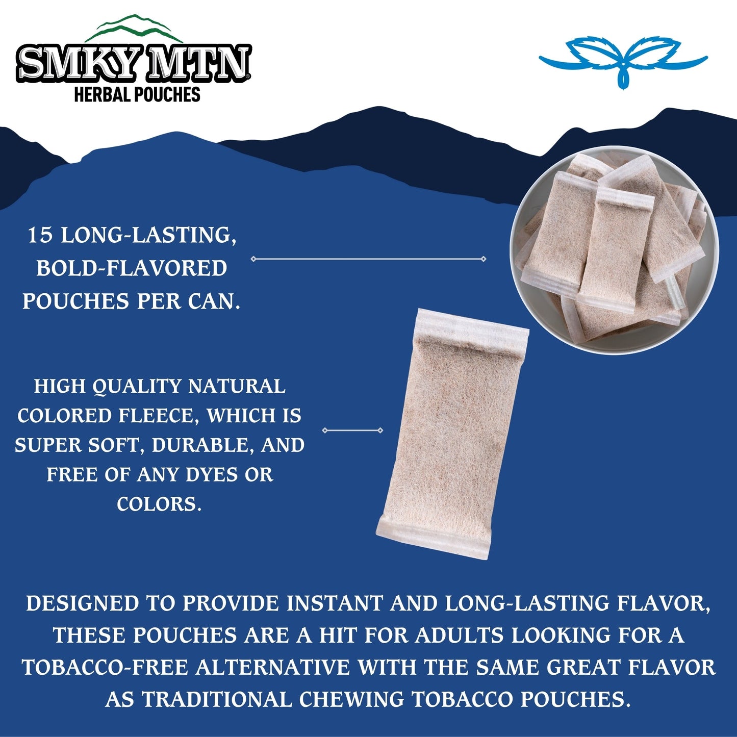Smokey Mountain  Arctic Mint Pouches (Original)