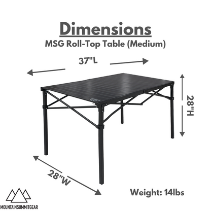 Caddis Sports Roll Top Table