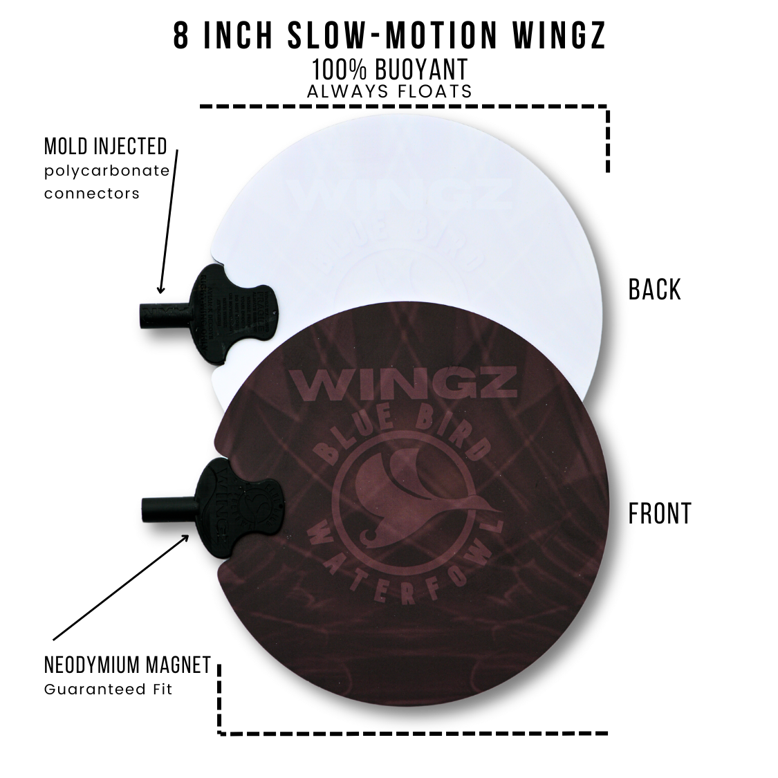 Blue Bird Waterfowl Mojo Elite Series Standard Replacement Wings