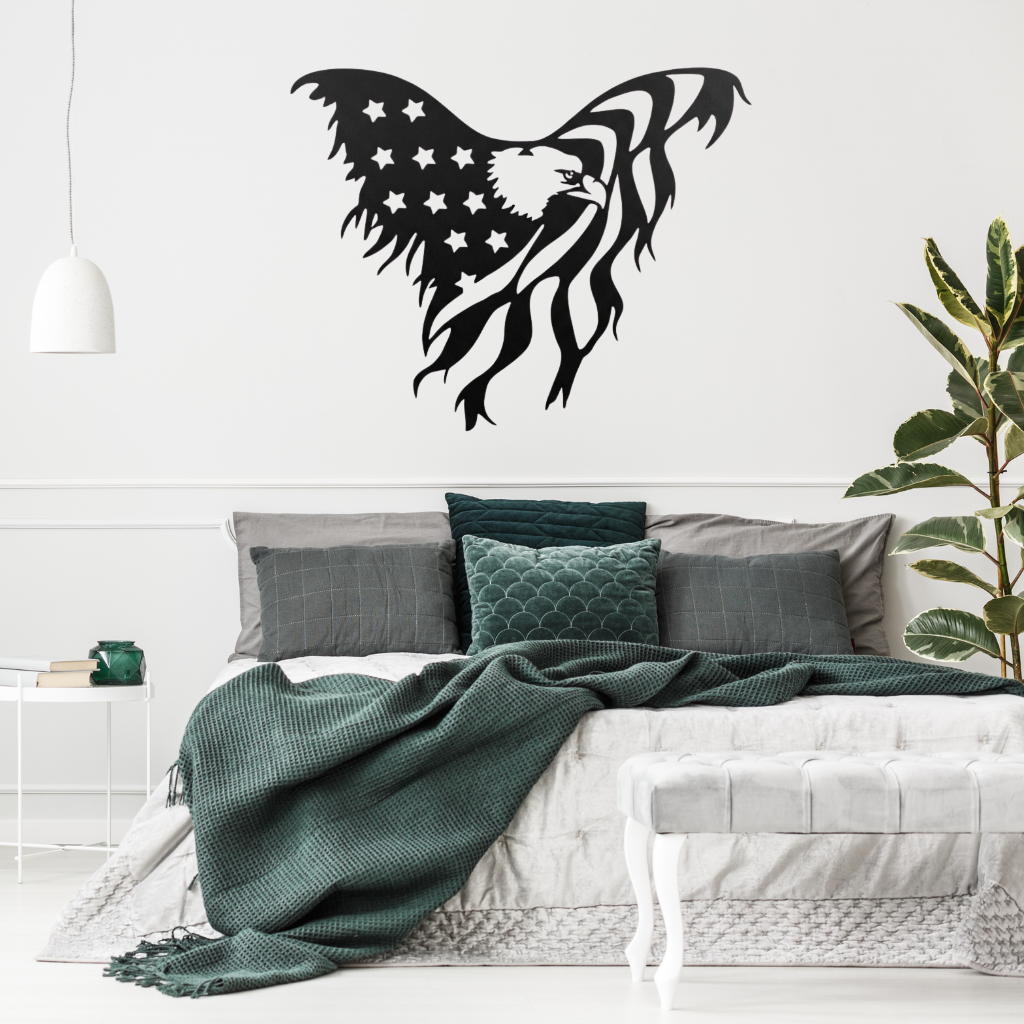 MetalPlex - American Flag Eagle - Metal Wall Art