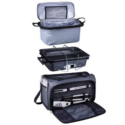 Picnic Time Buccaneer Portable Charcoal Grill & Cooler Tote