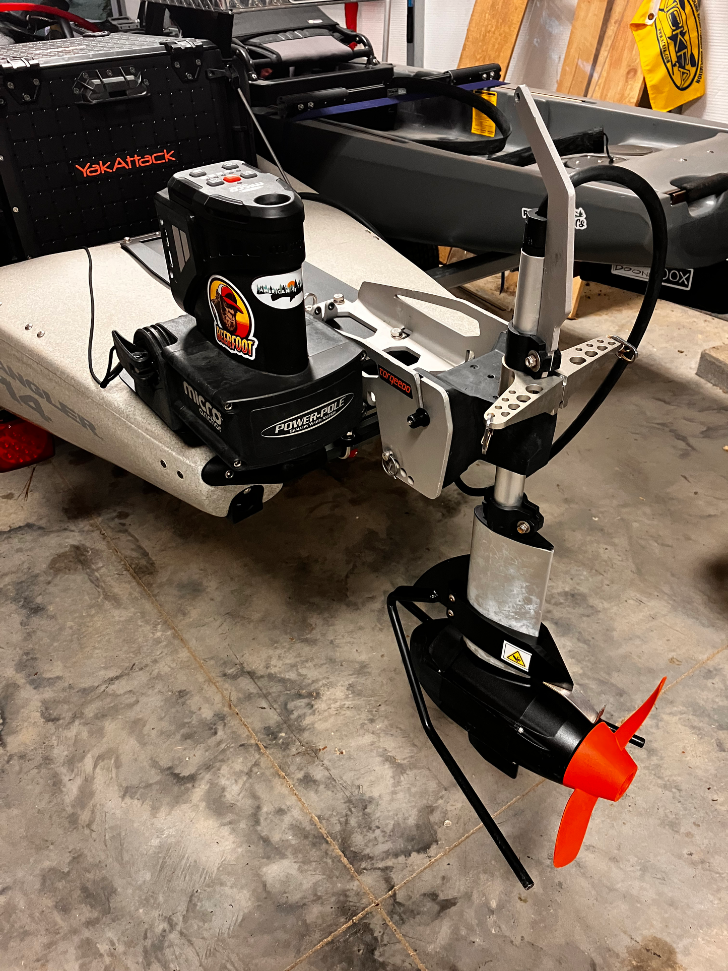 Hobie Pro Angler 14 Motor/Power Pole Combo Mount