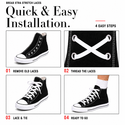 Bread Xtra Stretch Flat Bread Laces
