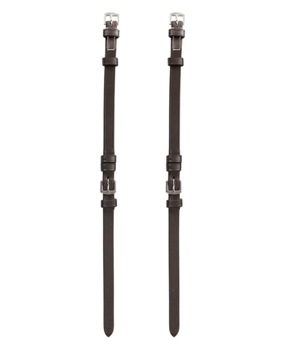 Bridles & Reins ExionPro Bridle Cheek Pieces With Buckle Fastening - White Stitching