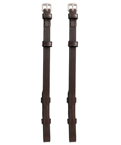 Bridles & Reins ExionPro Bridle Cheek Pieces With Hook Fastening - Matching Stitching