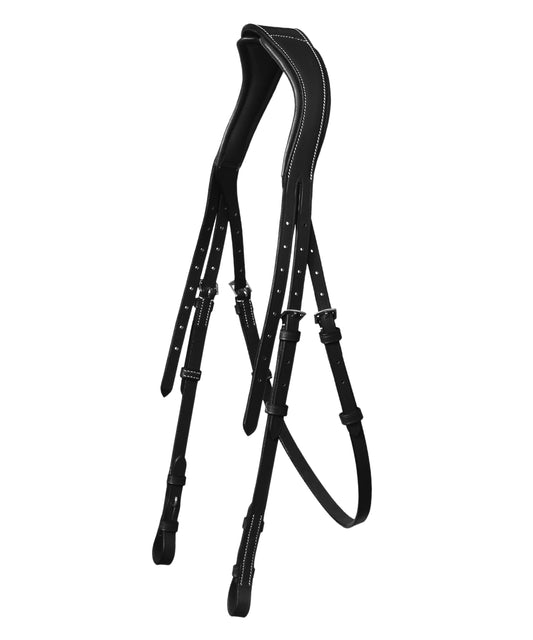 Bridles & Reins ExionPro Triple Strap 'Anti-Pressure' Crownpiece