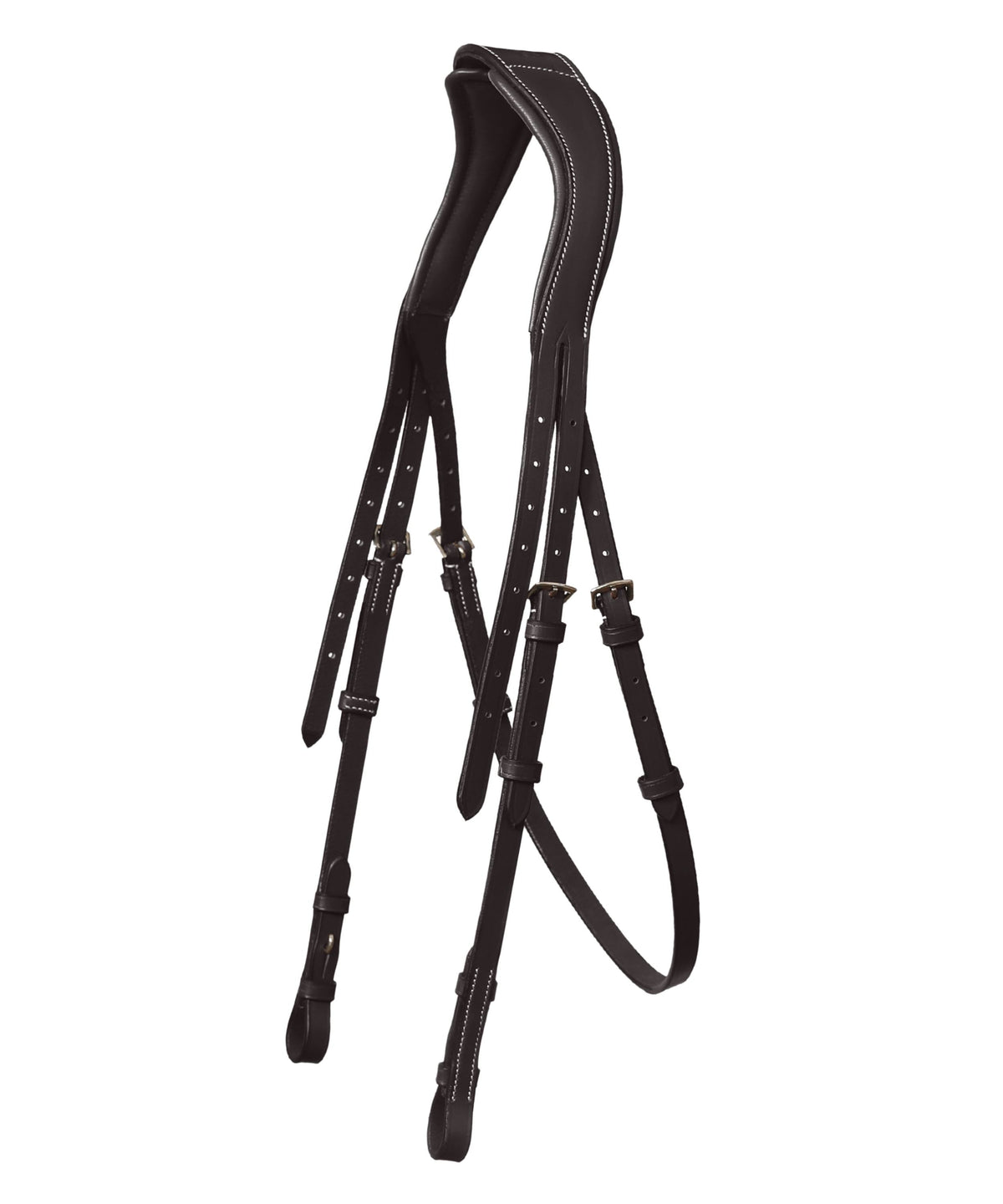 Bridles & Reins ExionPro Designer Fancy Stitched Bridle with Flash and Rubber Reins