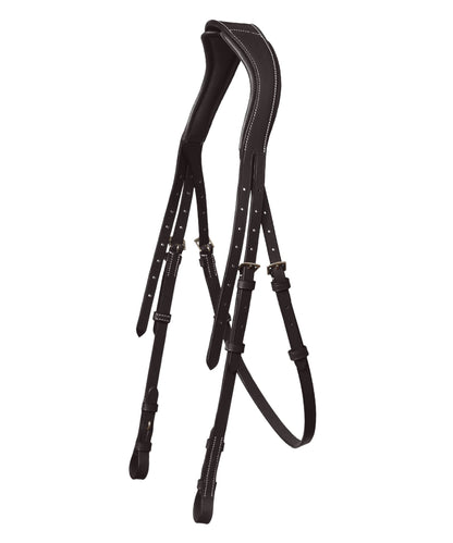 Bridles & Reins ExionPro Designer Fancy Stitched Bridle with Flash and Rubber Reins