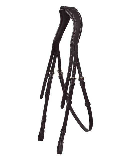 Bridles & Reins ExionPro Triple Strap 'Anti-Pressure' Crownpiece