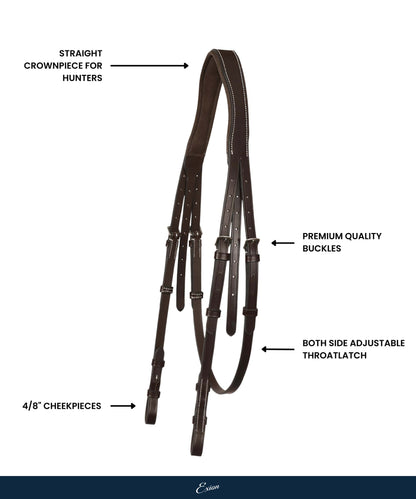 Bridles & Reins ExionPro Straight 'Hunter' Crownpiece