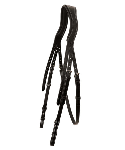 Bridles & Reins ExionPro Anatomical Drop Noseband Bridle with Reins