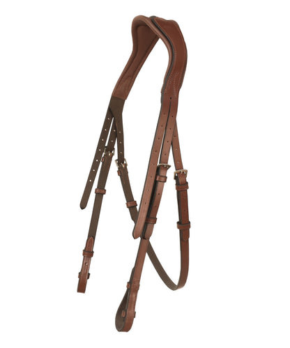 Bridles & Reins Replacement Crownpiece of ExionPro Dressage Anti-Pressure Raised Comfort Padded Bridle