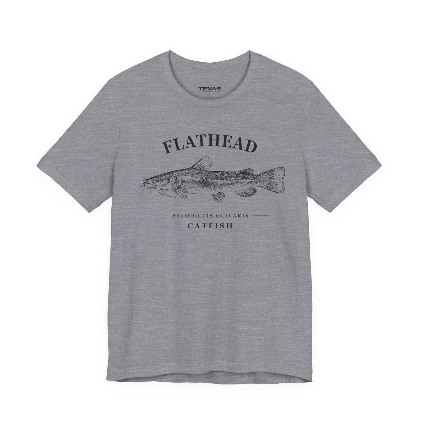 Texas Rigged Tees Flathead Catfish — Unisex Cotton Tee
