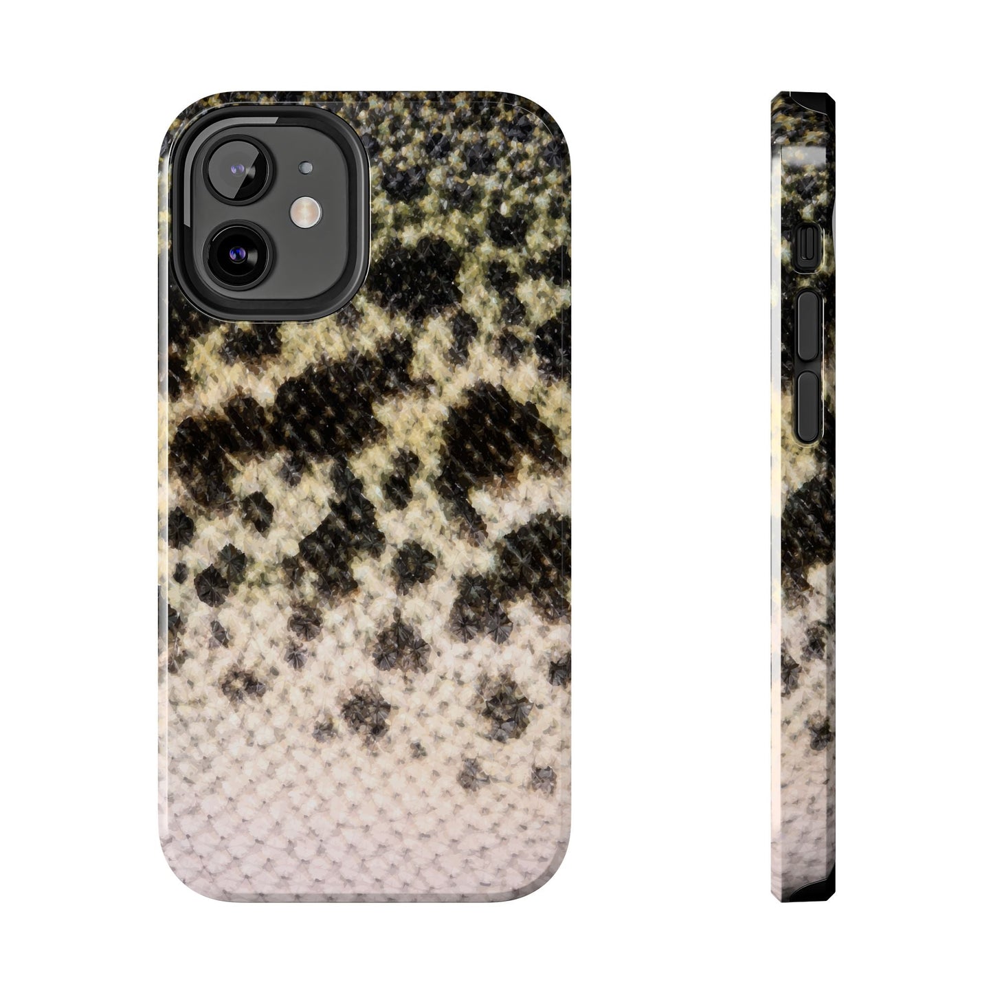 Texas Rigged Tees Black Crappie — Tough Phone Case