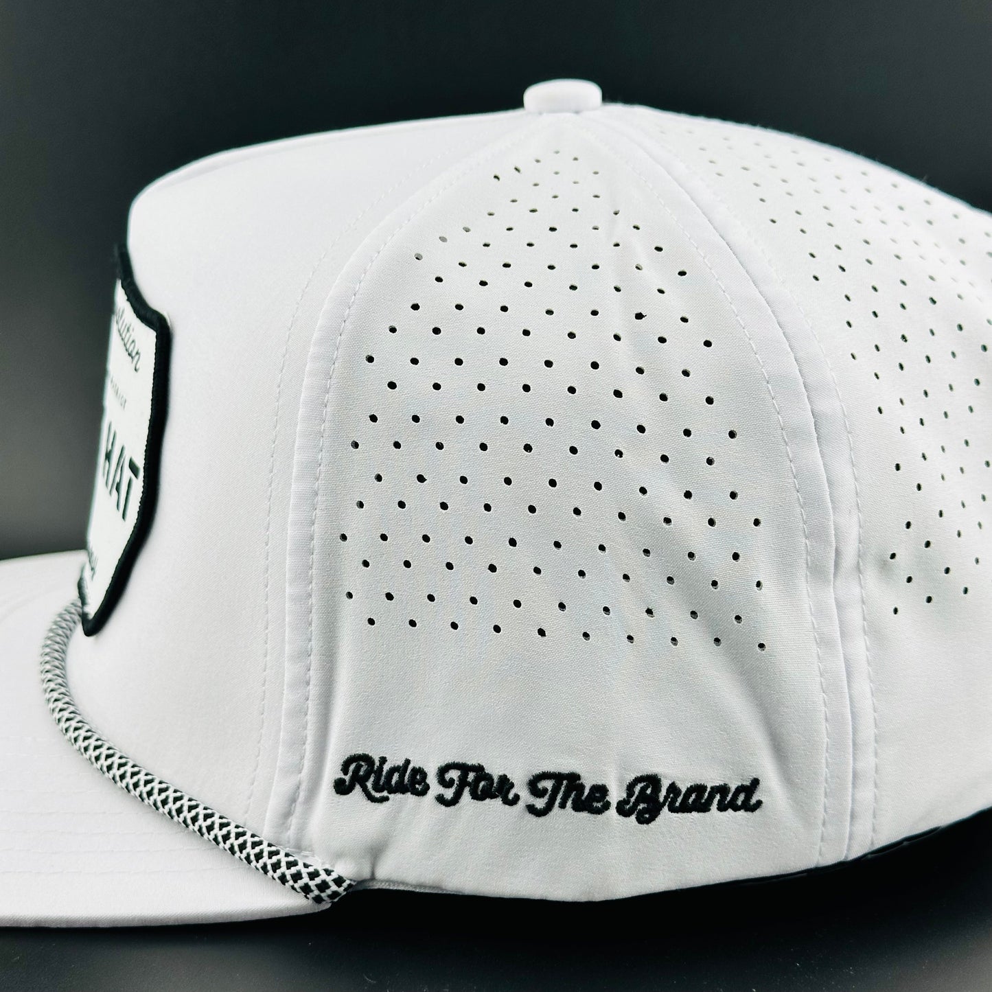 Cowboy Revolution “Cowboy Hat” Performance Patch Rope Hat - White