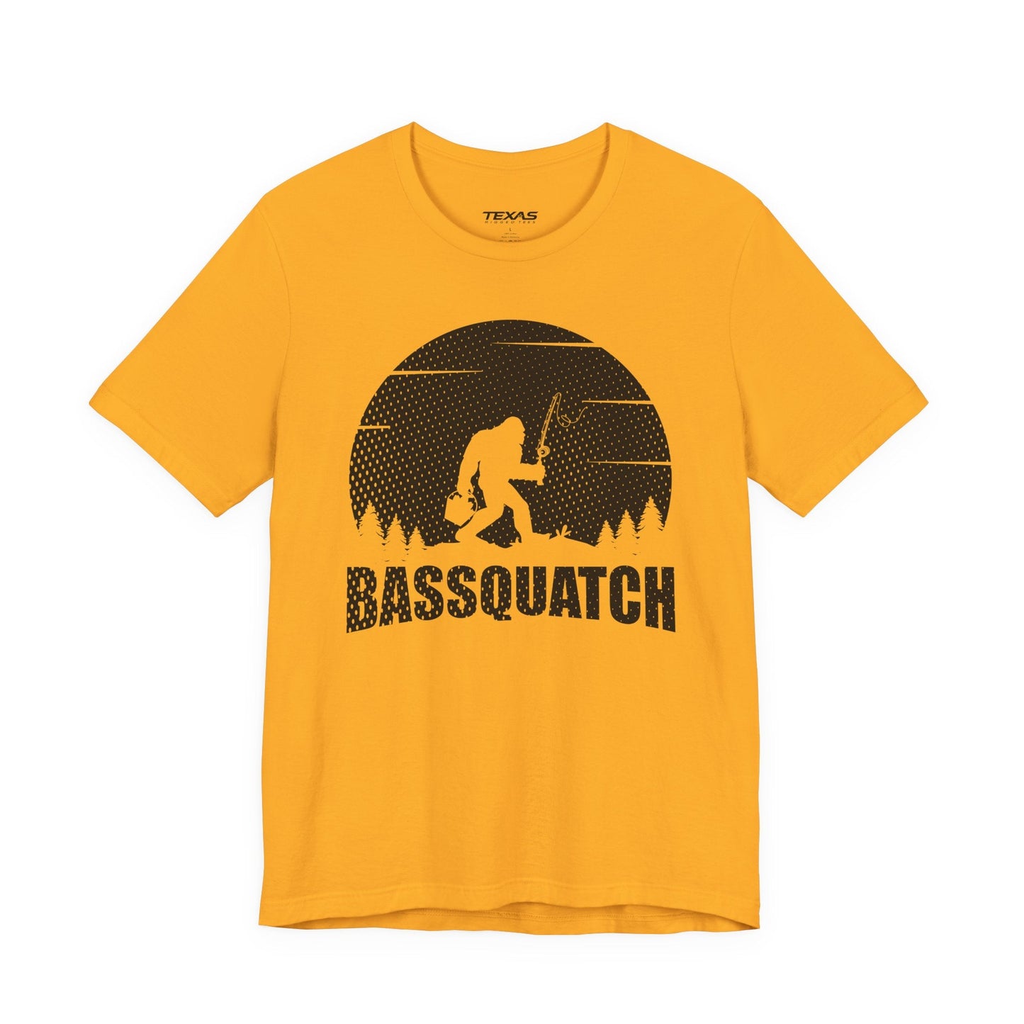 Texas Rigged Tees Bassquatch — Unisex Cotton Tee