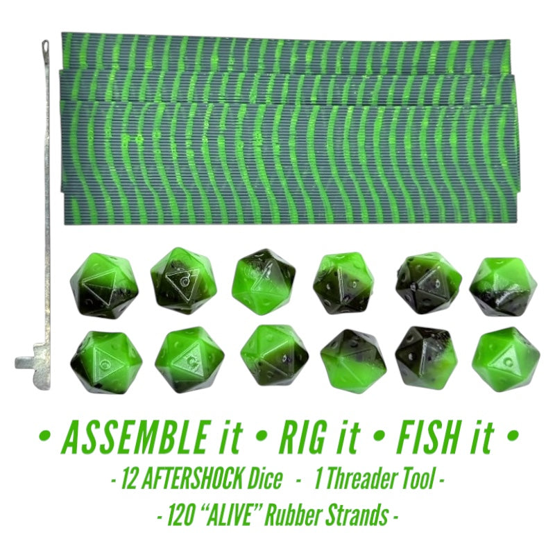 Invinci Core AFTERSHOCK DIY Pack - (Fuzzy Dice Baits)