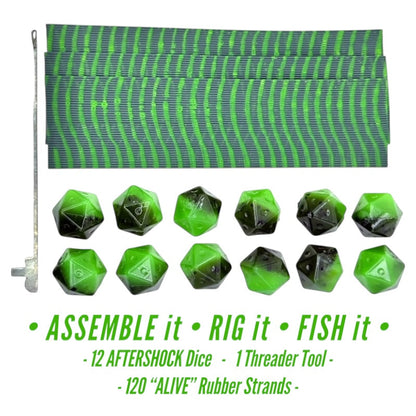 Invinci Core AFTERSHOCK DIY Pack - (Fuzzy Dice Baits)