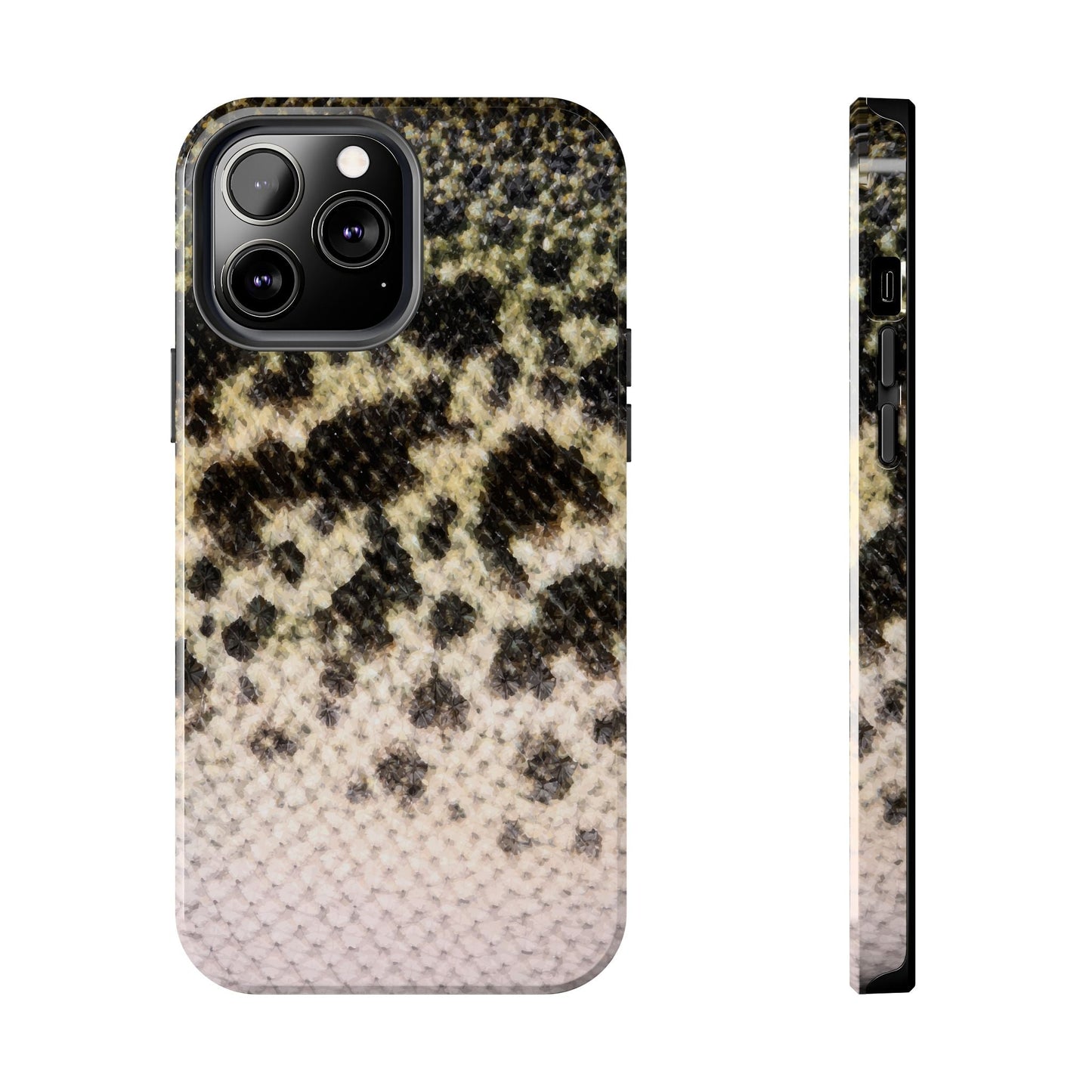 Texas Rigged Tees Black Crappie — Tough Phone Case