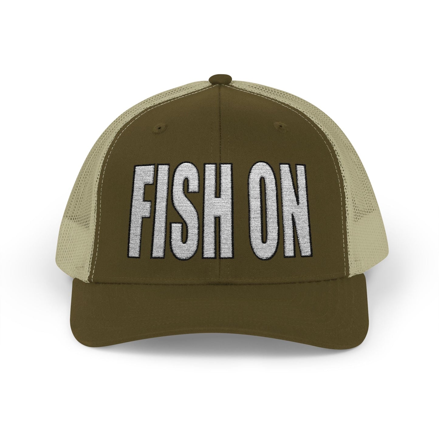 Texas Rigged Tees FISH ON — Embroidered Baseball Cap