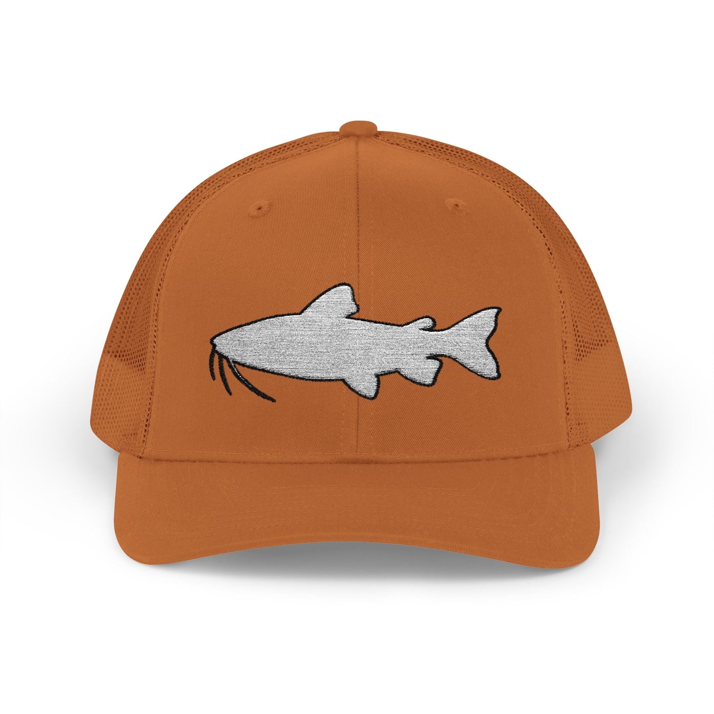 Texas Rigged Tees Catfish Silhouette — Embroidered Baseball Cap