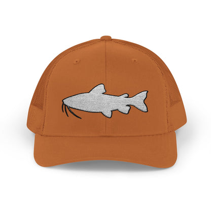 Texas Rigged Tees Catfish Silhouette — Embroidered Baseball Cap