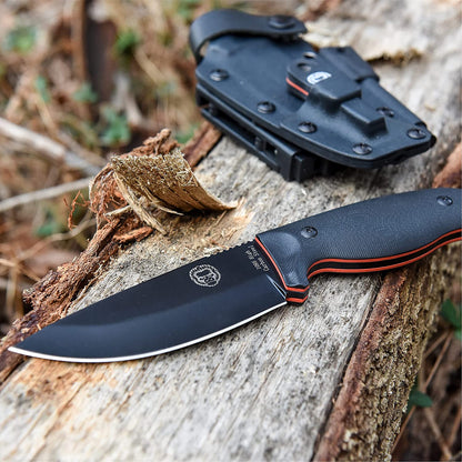 Holtzman's Gorilla Survival "The Bloodline" 1095 High Carbon Steel Bushcraft Survival Knife Gift Set