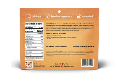 Foundation Outdoors Three Cheese Medley Bites