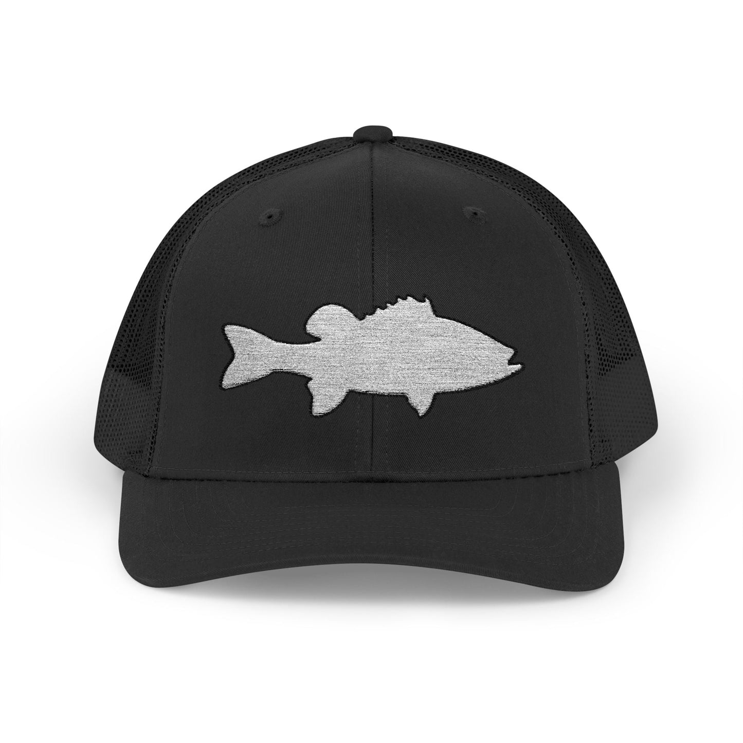 Texas Rigged Tees Bass Silhouette — Embroidered Baseball Cap