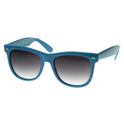 zeroUV  - Classic Retro Large Colorful Horned Rim Sunglasses 2767