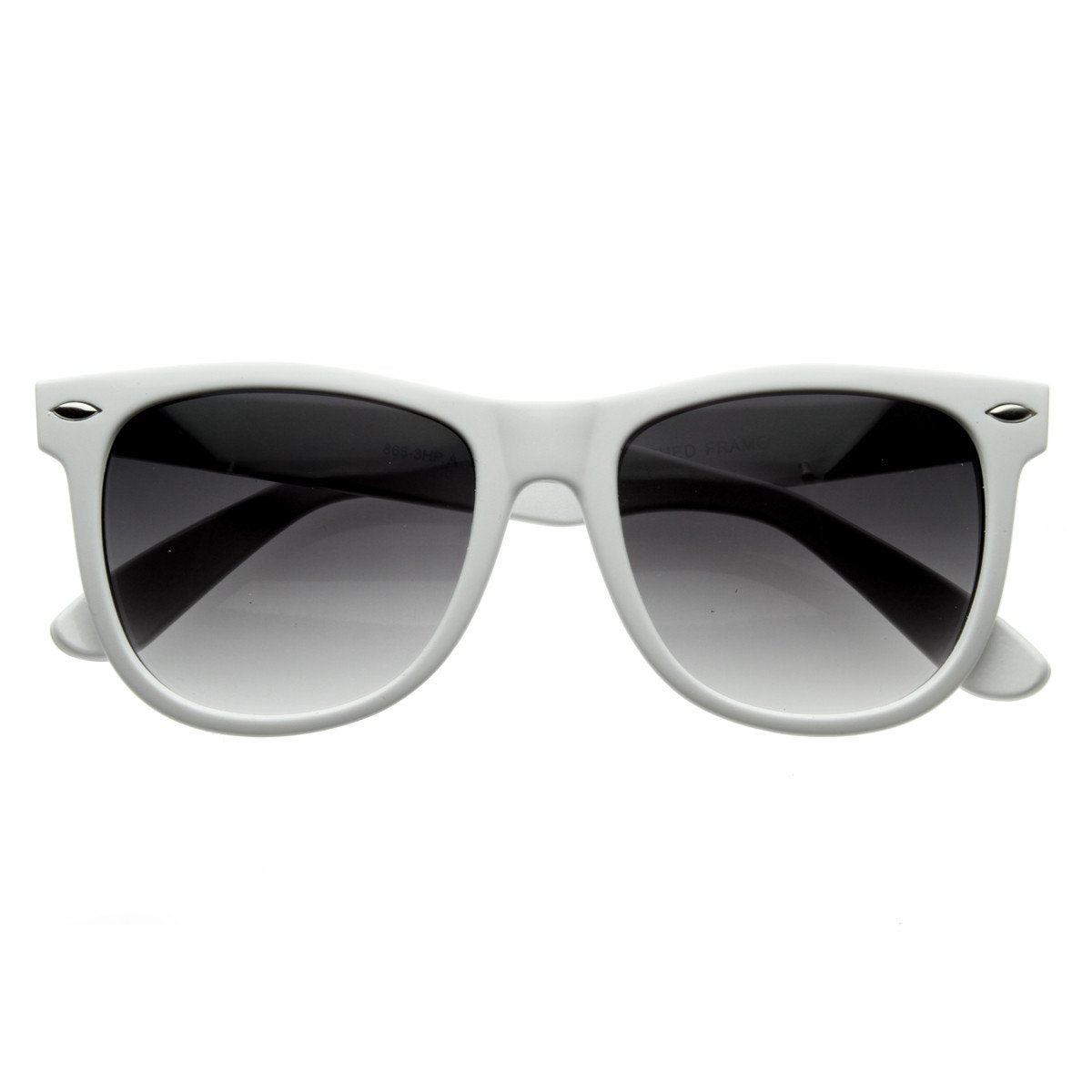 zeroUV  - Classic Retro Large Colorful Horned Rim Sunglasses 2767