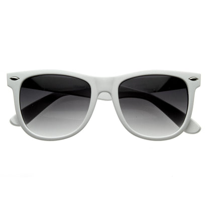 zeroUV  - Classic Retro Large Colorful Horned Rim Sunglasses 2767