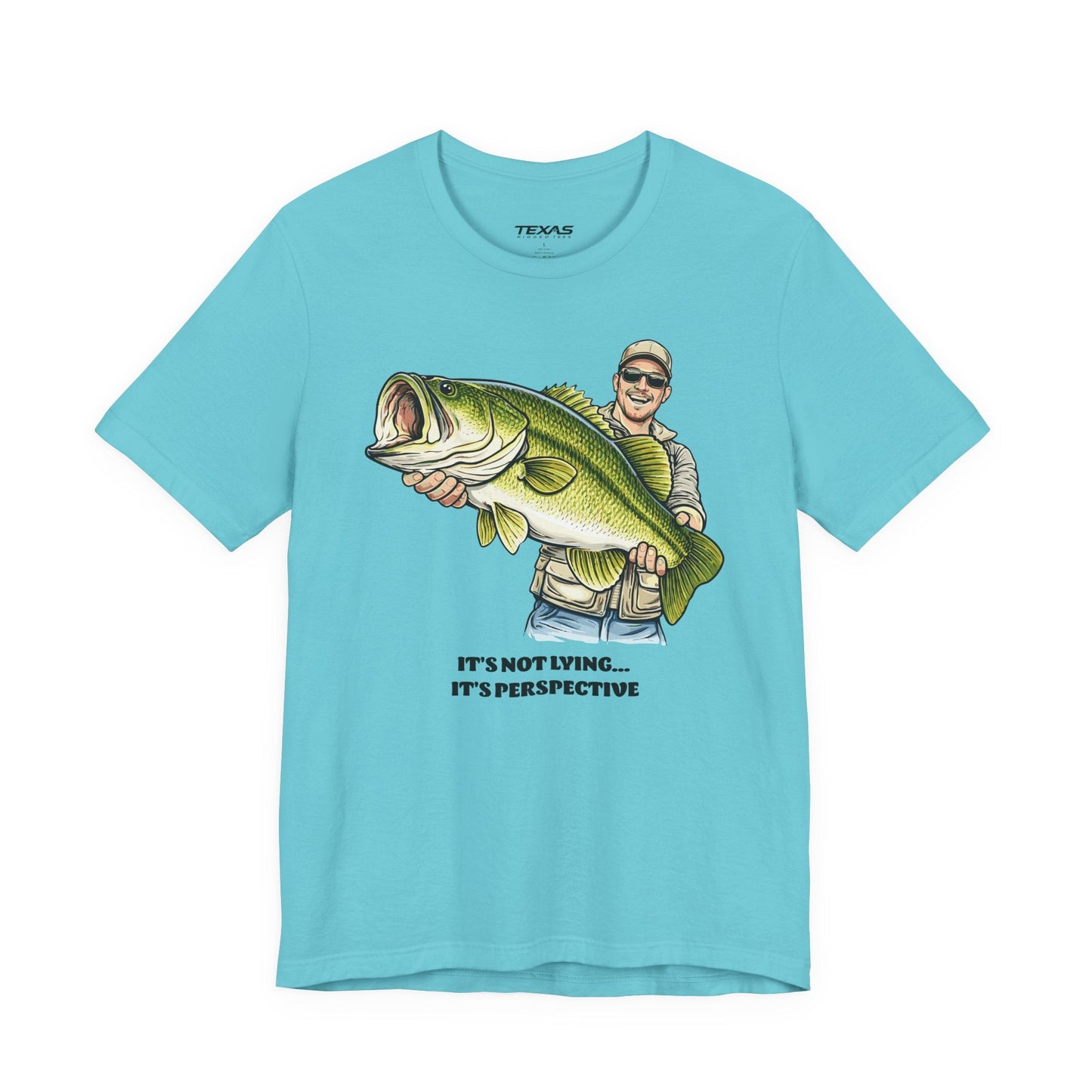 Texas Rigged Tees Forced Perspective — Unisex Cotton Tee
