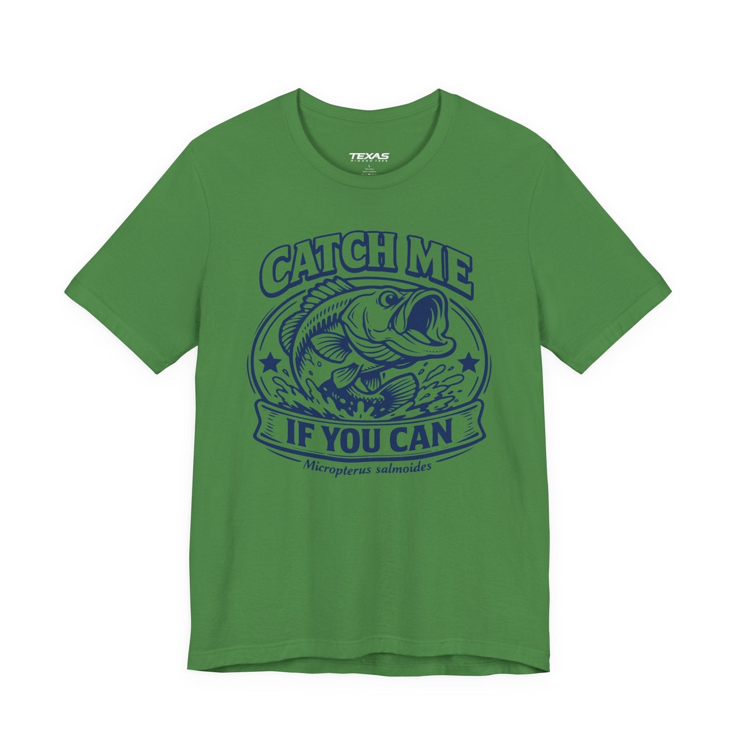 Texas Rigged Tees Catch Me If You Can — Unisex Cotton Tee