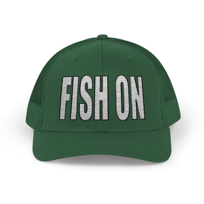 Texas Rigged Tees FISH ON — Embroidered Baseball Cap