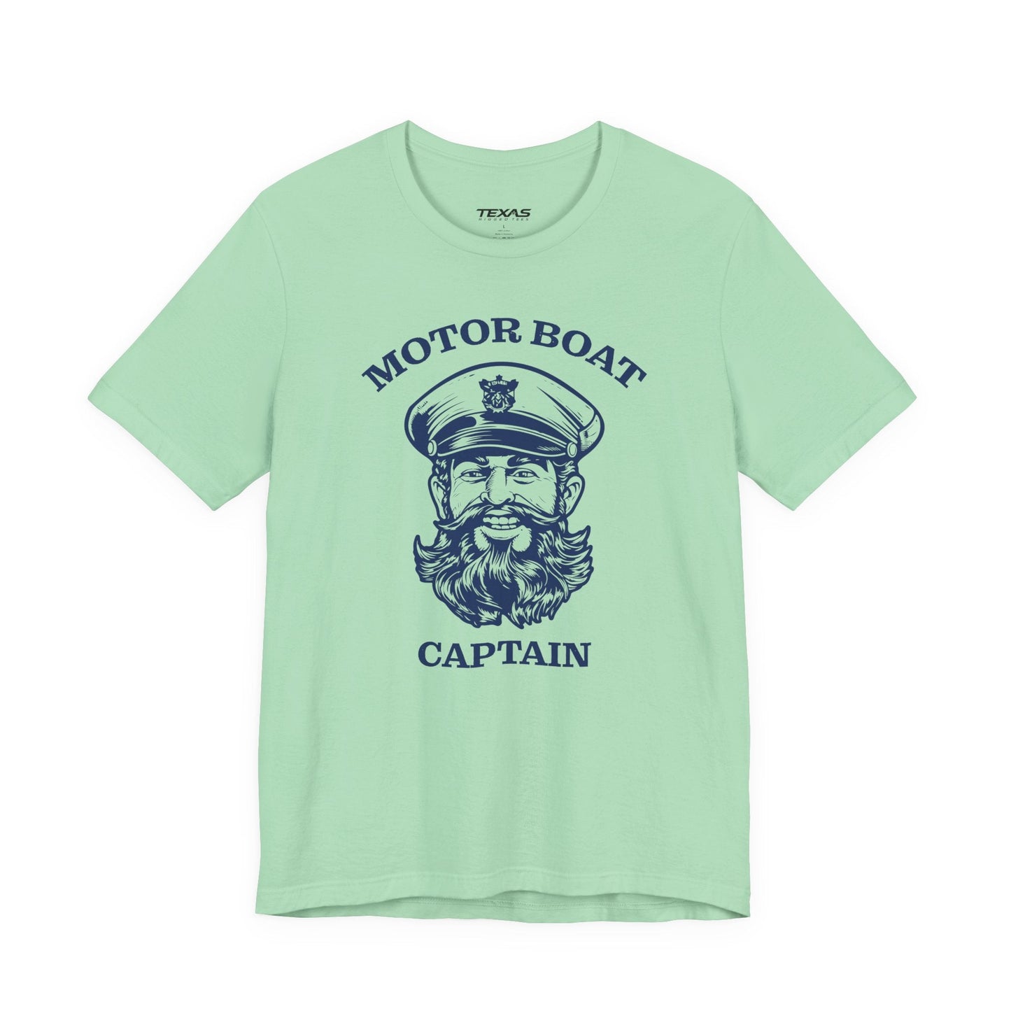 Texas Rigged Tees Motor Boat Captain — Unisex Cotton Tee