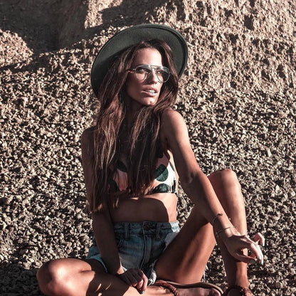 zeroUV Retro Full Metal Aviator Sunglasses With Clear Lenses Glasses 9591