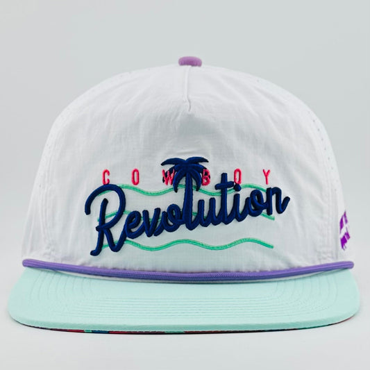 “Palm Tree Logo ” - Cowboy Revolution 5-Panel Nylon Hat