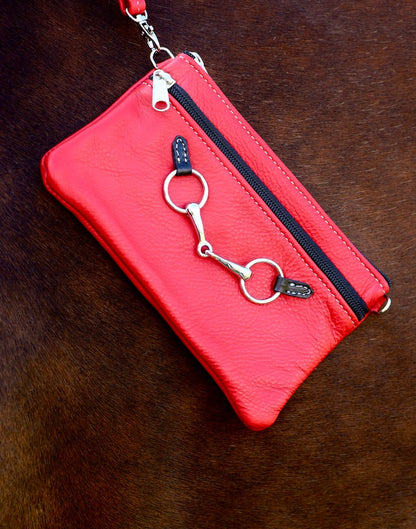 Remarkable Leather Goods Fair Hill Wristlet