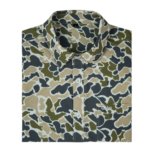 Embry Outdoors Performance Button Up - Marsh Duck