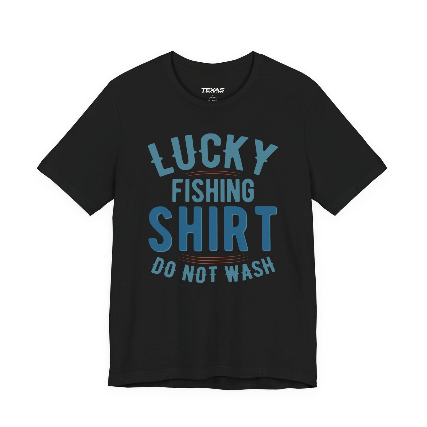 Texas Rigged Tees Lucky Fishing Shirt — Unisex Cotton Tee