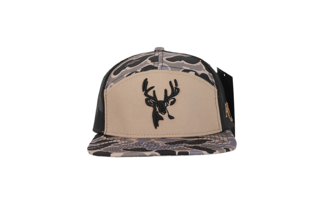 AF Waterfowl Deer 7 Panel Hardwoods II AFW Style w- 3 D Puff and Black Mesh