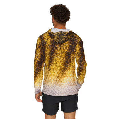 Texas Rigged Tees Smallmouth Bass — Unisex Fishing Pullover Hoodie (SPF 50+)